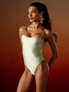 Della Pistachio Slim Swimsuit